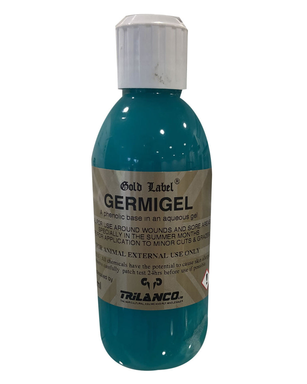 Gold Label Germigel On A White Background