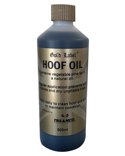 Gold Label Hoof Oil 500ml On A White Background