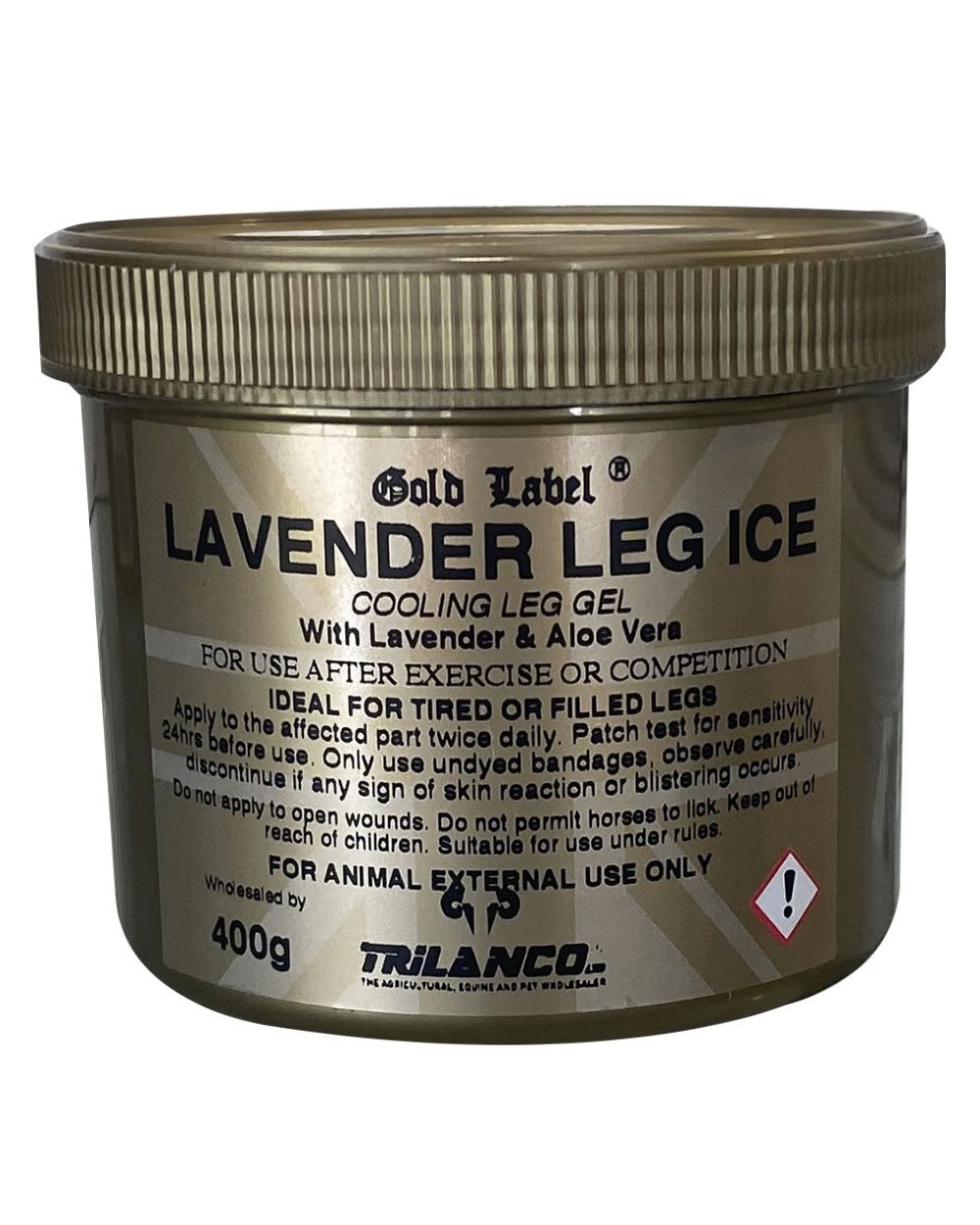 Gold Label Lavender Leg Ice On A White Background