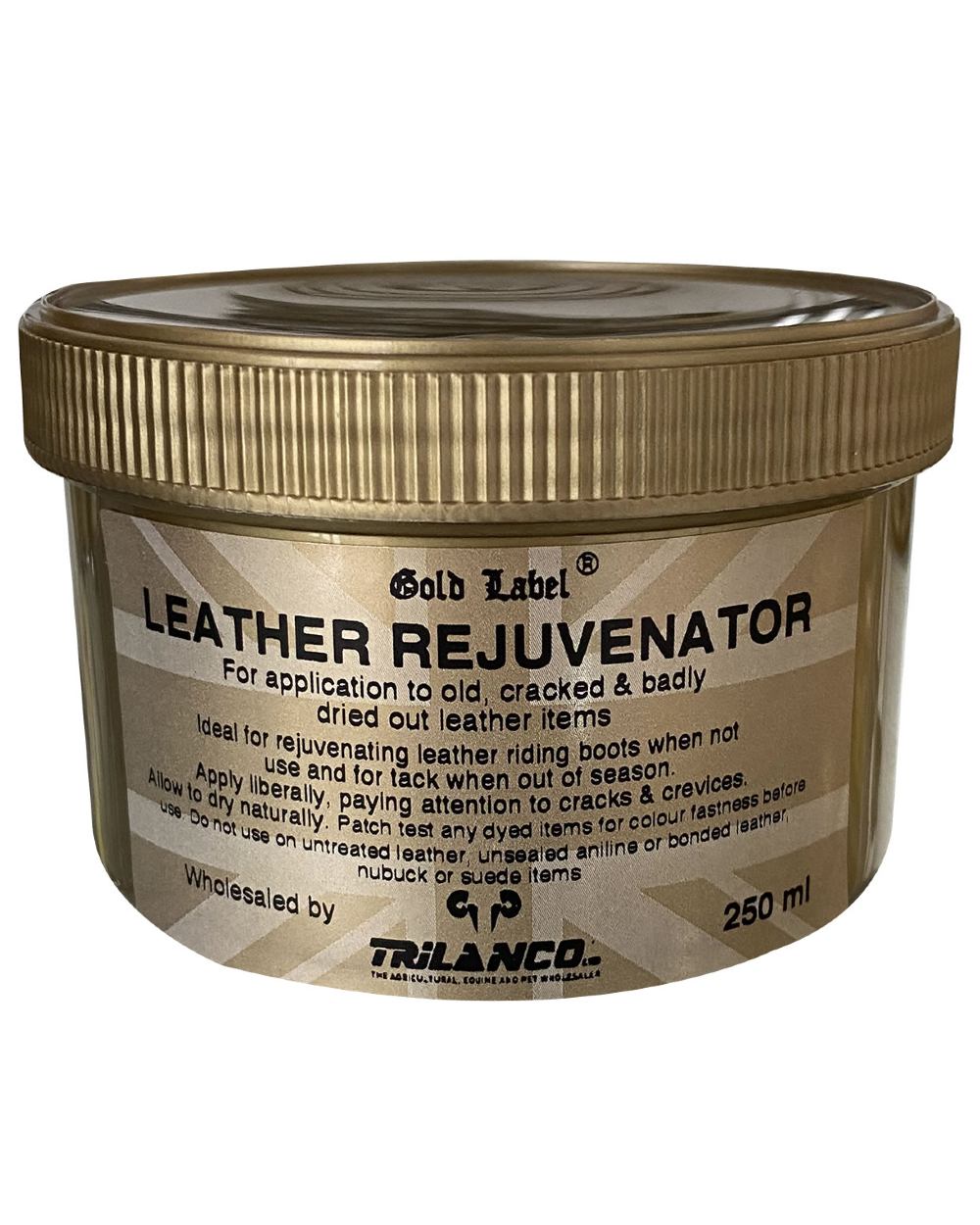 Gold Label Leather Rejuvenator On A White Background