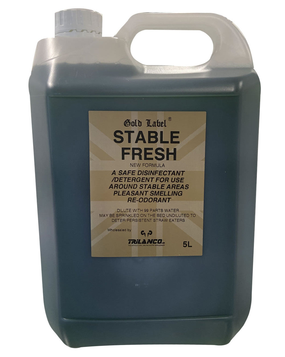 Gold Label Stable Fresh On A White Background