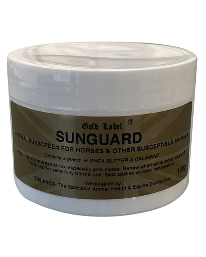 Gold Label Sunguard On A White Background