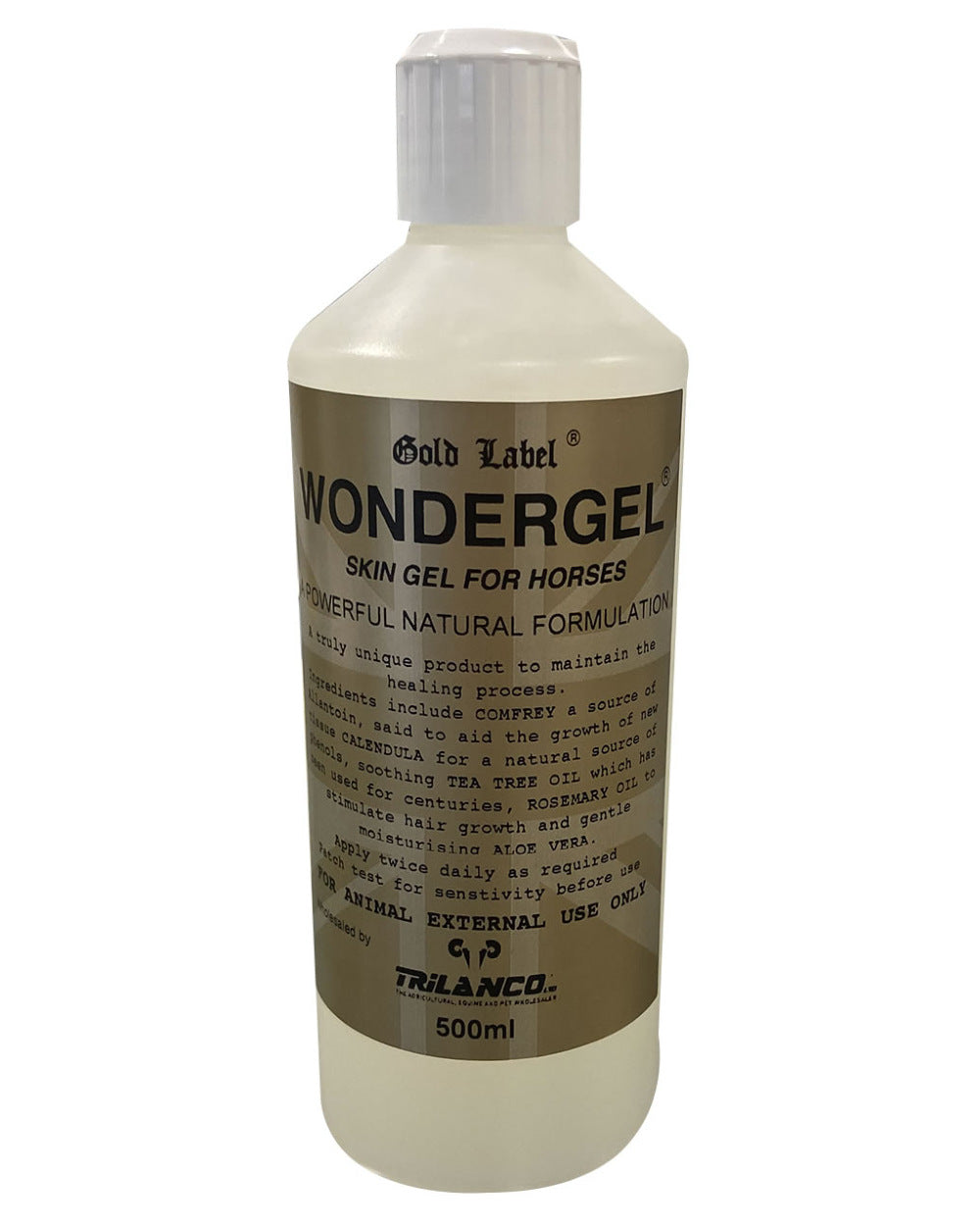 Gold Label Wondergel On A White Background
