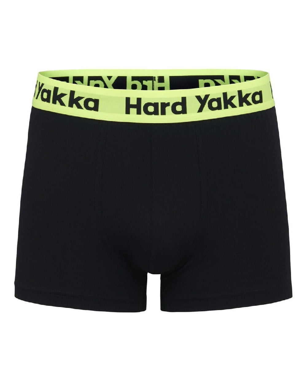 Multi Coloured Hard Yakka Mens Cotton Trunk Five Pack on White Background
