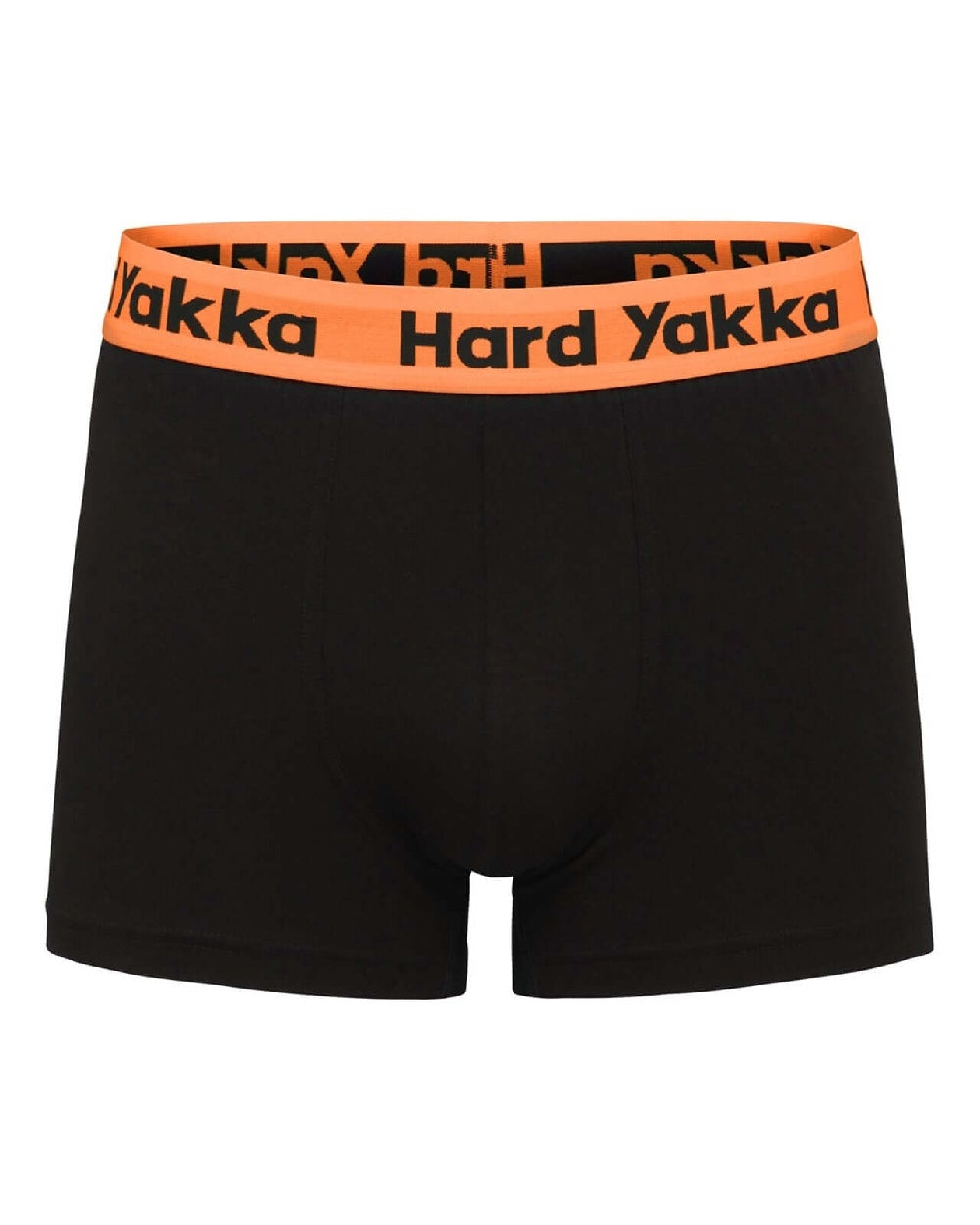 Multi Coloured Hard Yakka Mens Cotton Trunk Five Pack on White Background
