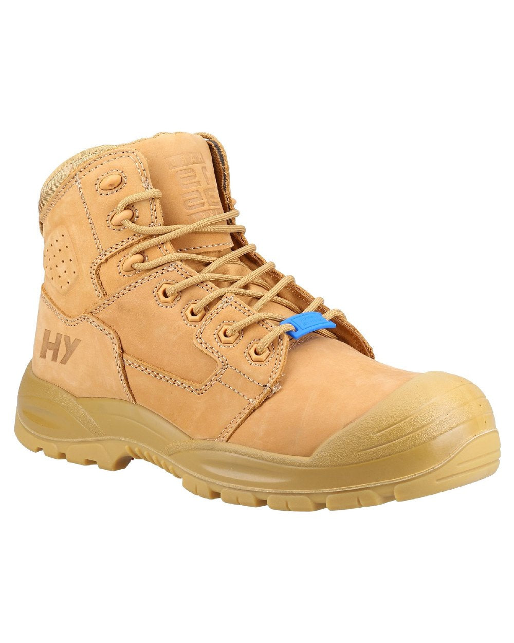 Wheat Coloured Hard Yakka Mens Legend PR Safety Boots on White Background
