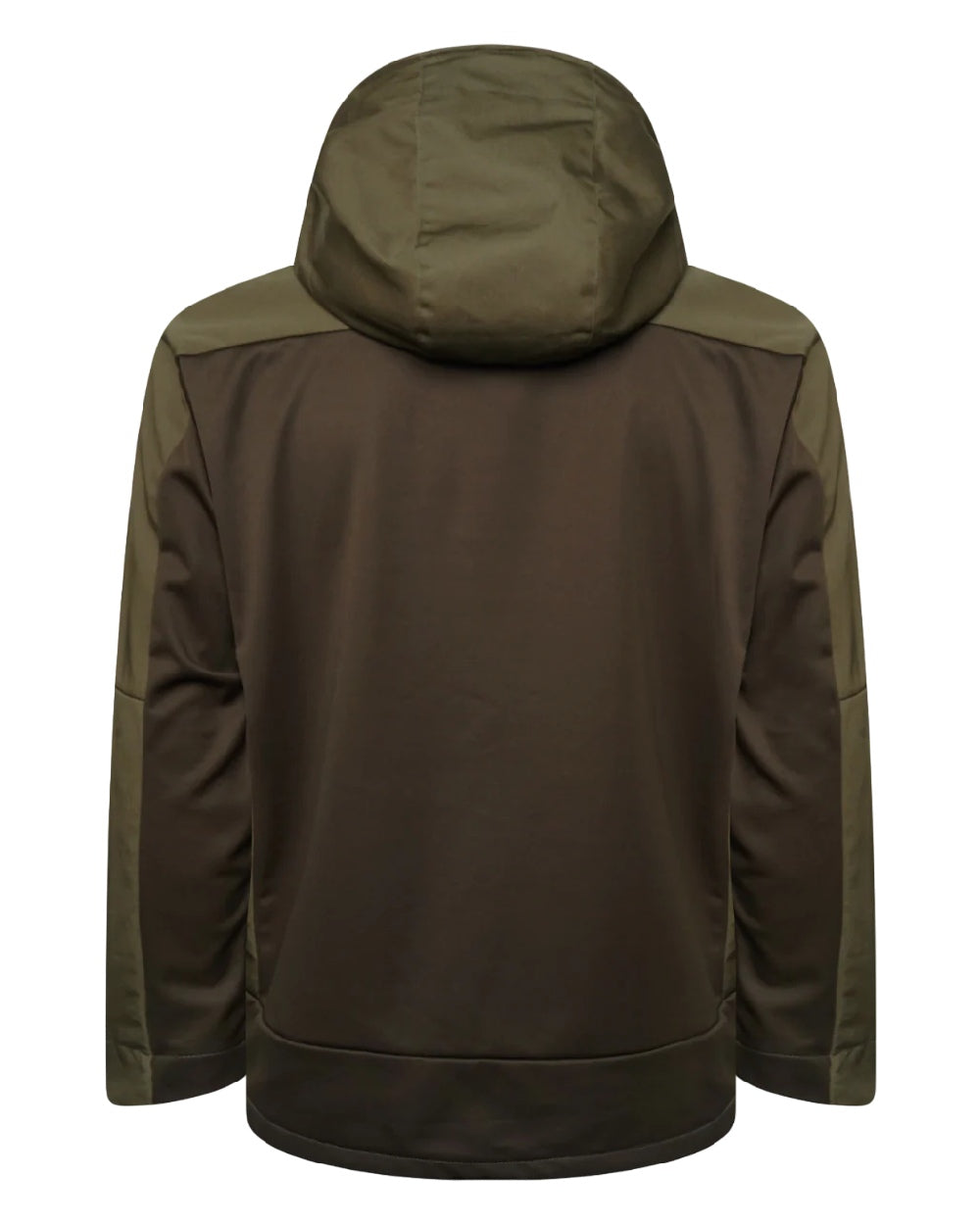 Forest Shade coloured Harehill Ridgegate Active Hybrid Jacket on white background 