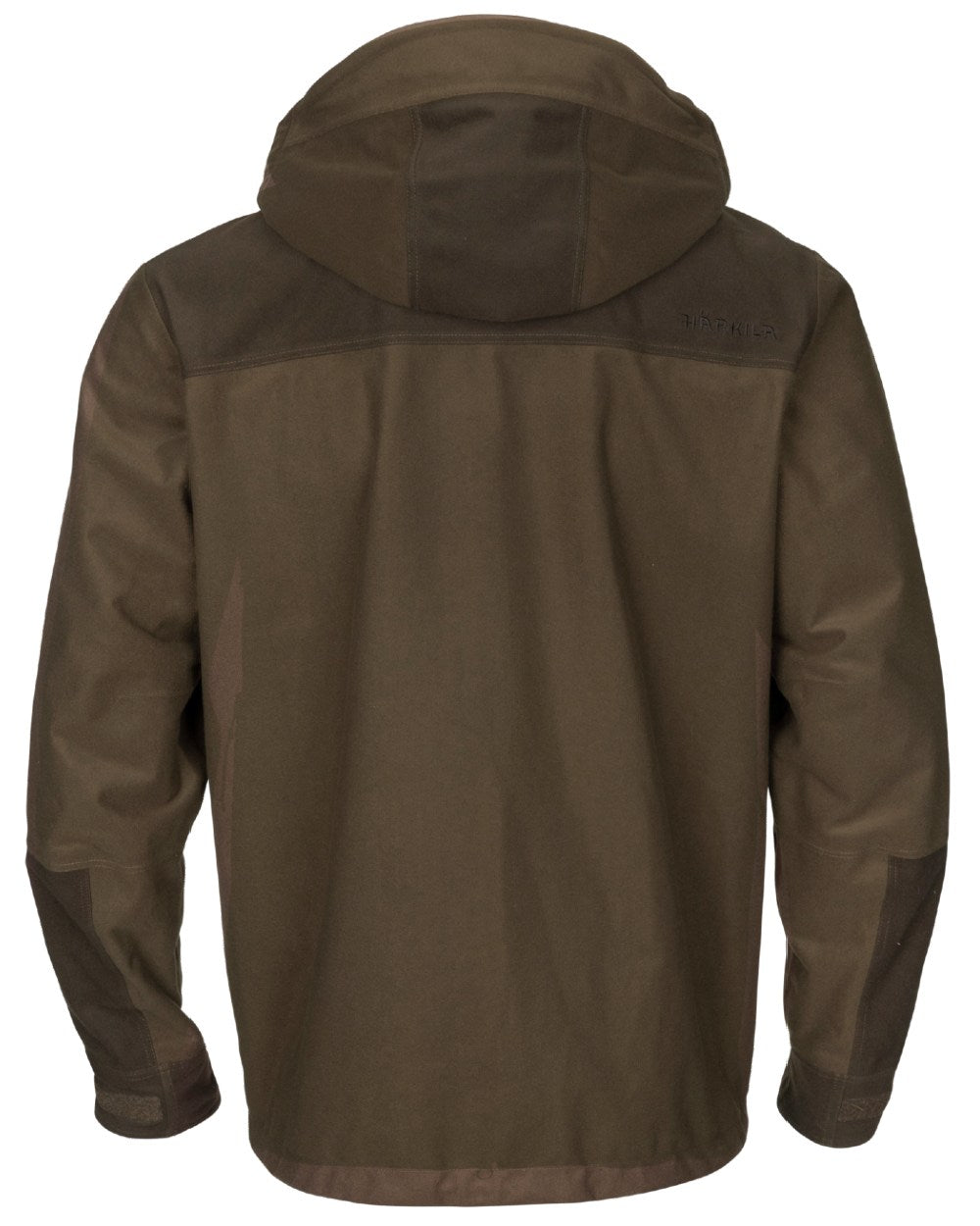 Hunting Green Shadow Brown Coloured Harkila Forest Hunter GTX Jacket On A White Background