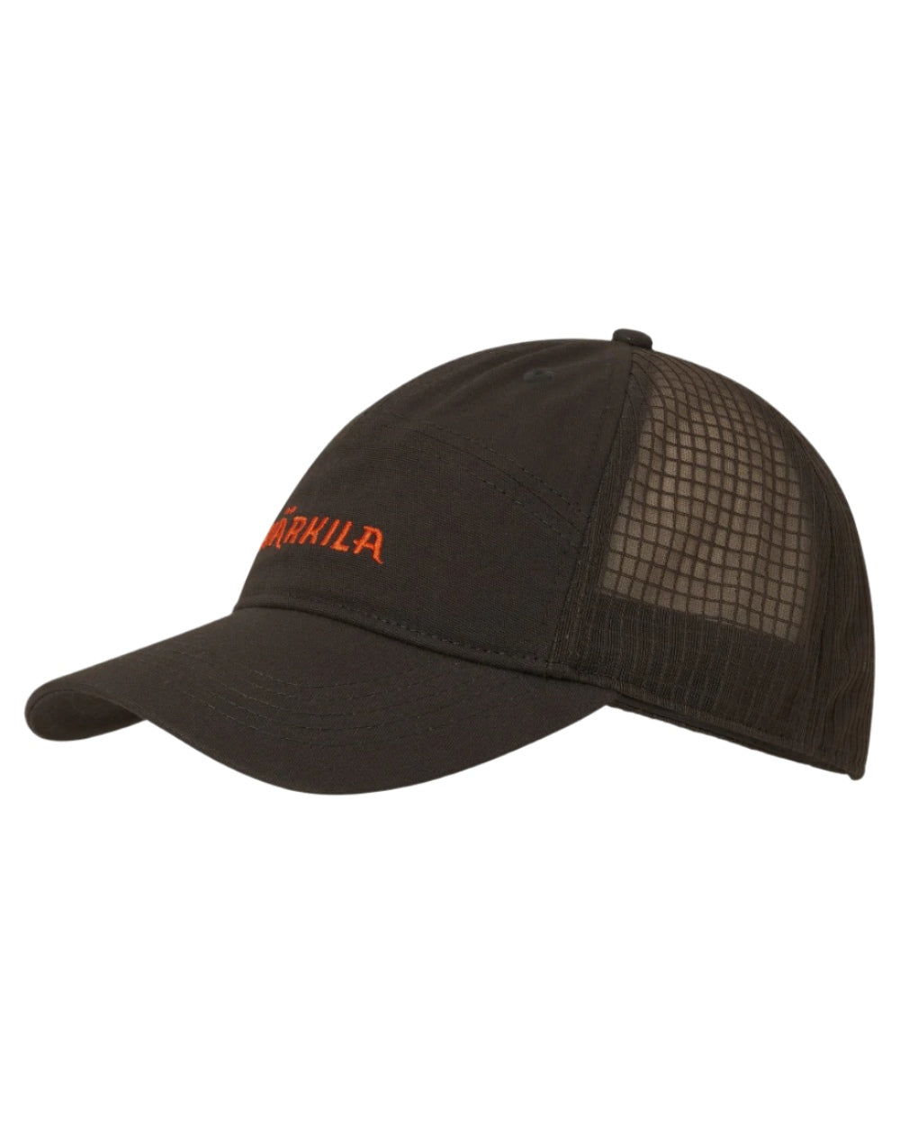 Shadow Brown Coloured Harkila Impact Cap  on White Background
