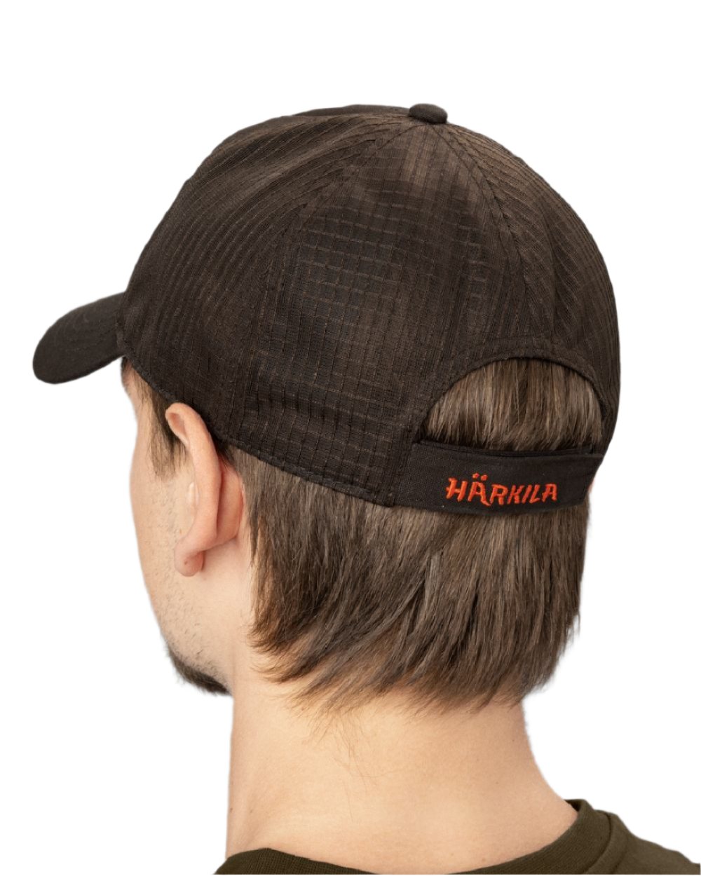 Shadow Brown Coloured Harkila Impact Cap on White Background

