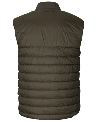 Willow Green Coloured Harkila Logmar Insulated Packable Waistcoat On A White Background