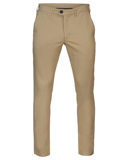 Sand Coloured Harkila Norberg Chinos on white background 