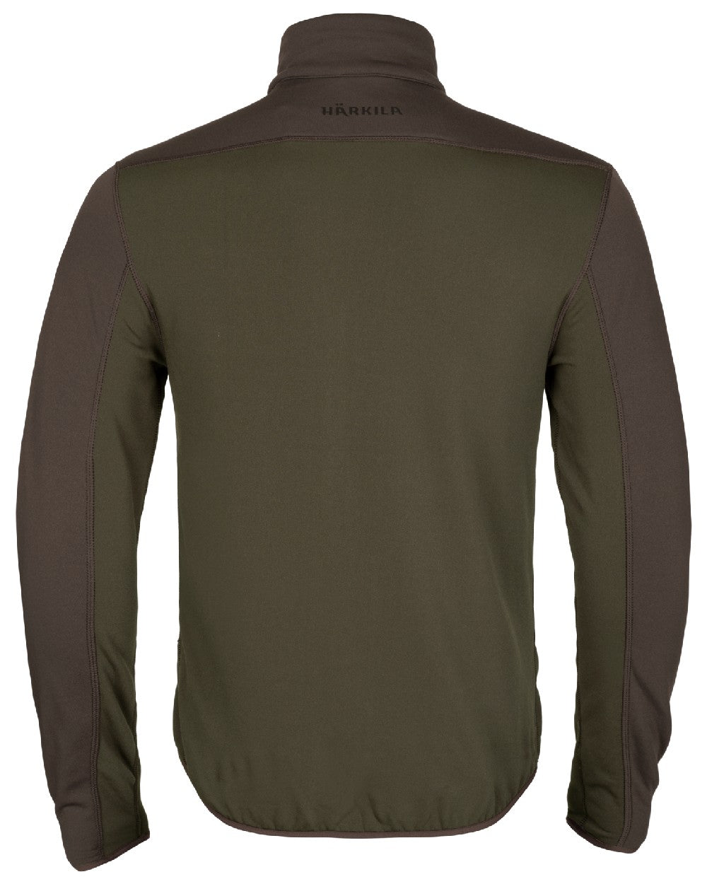 Willow Green Shadow Grey Coloured Harkila Olaf Fleece Jacket on white background
