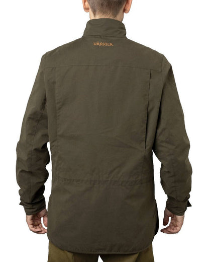 Willow Green Coloured Harkila Rannoch HWS Shooting Jacket On A White Background