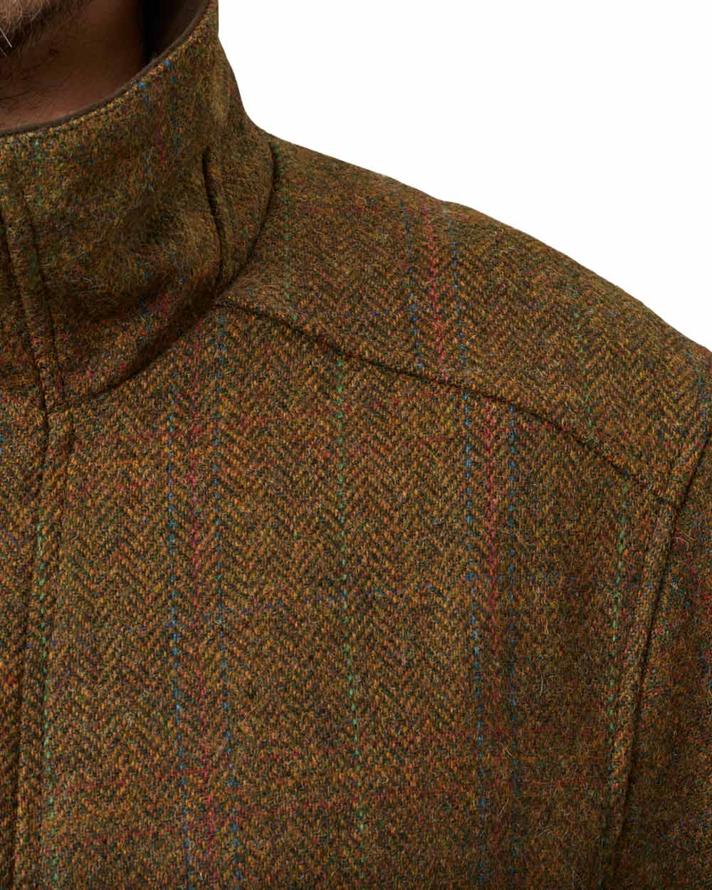 Harkila Stornoway 2.0 Tweed Shooting Jacket on White background