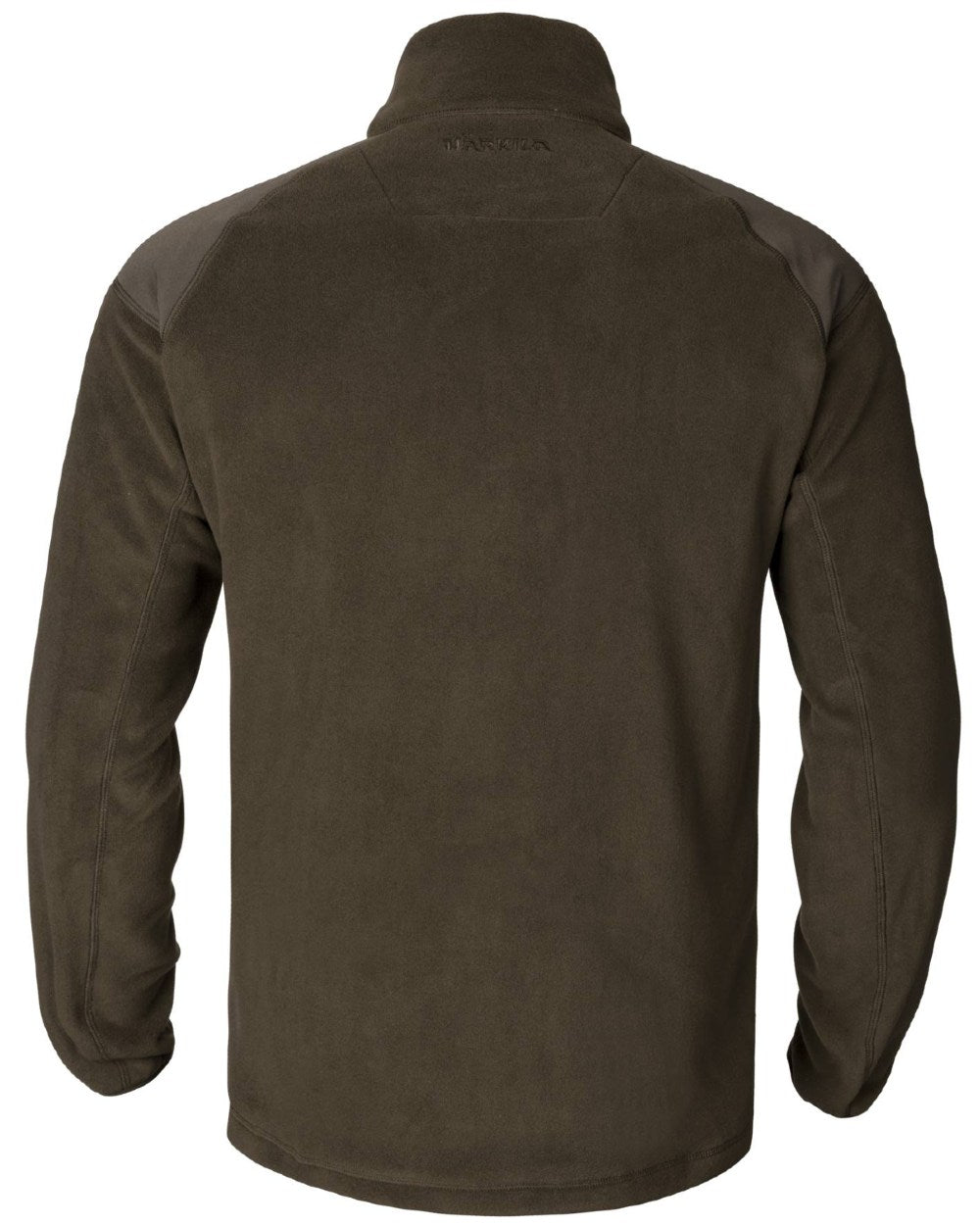 Shadow Brown Coloured Harkila Venjan 2.0 Fleece Jacket On A White Background 