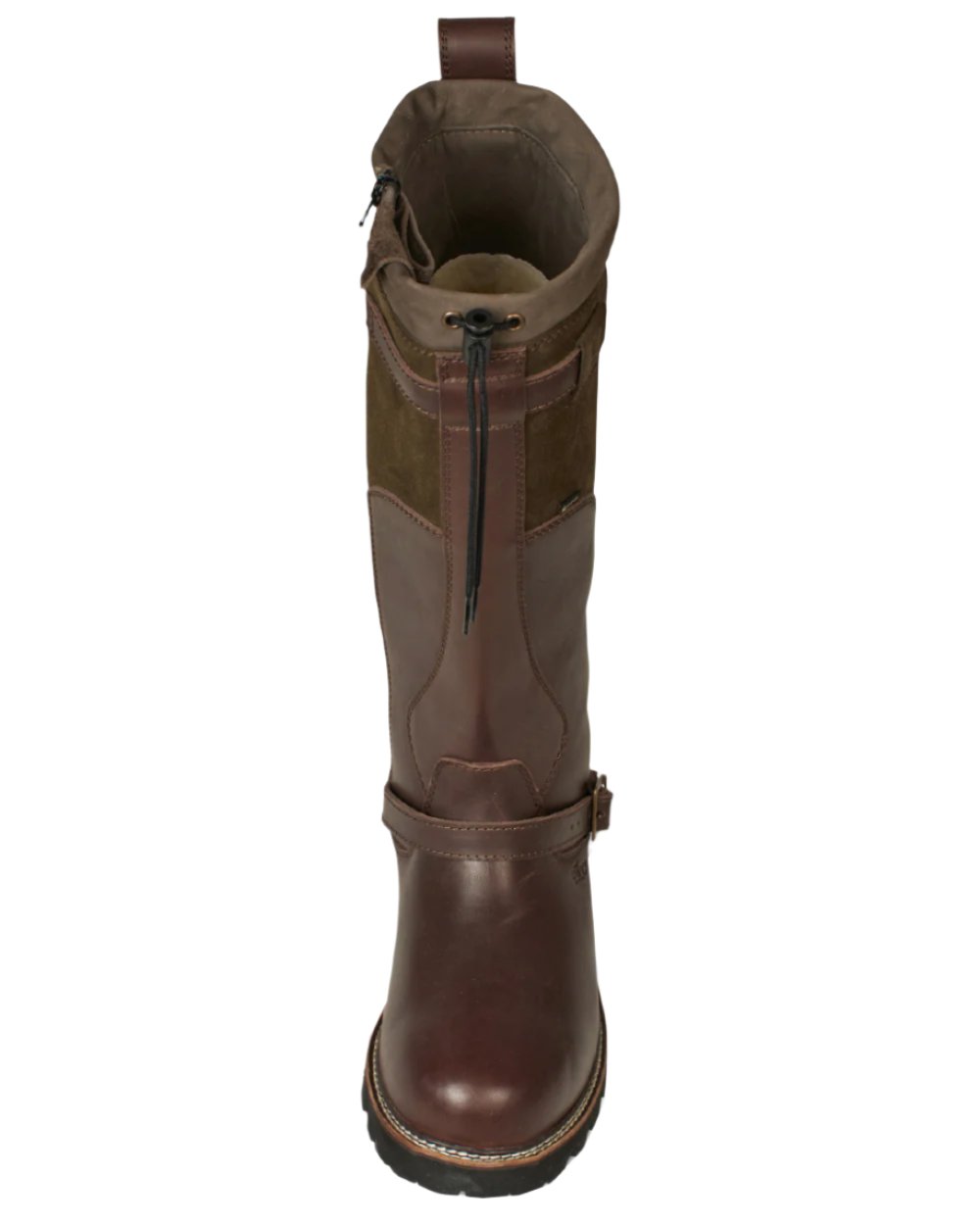 Willow Green Shadow Brown Coloured Harkila Visent 2.0 GTX Boots on white background 