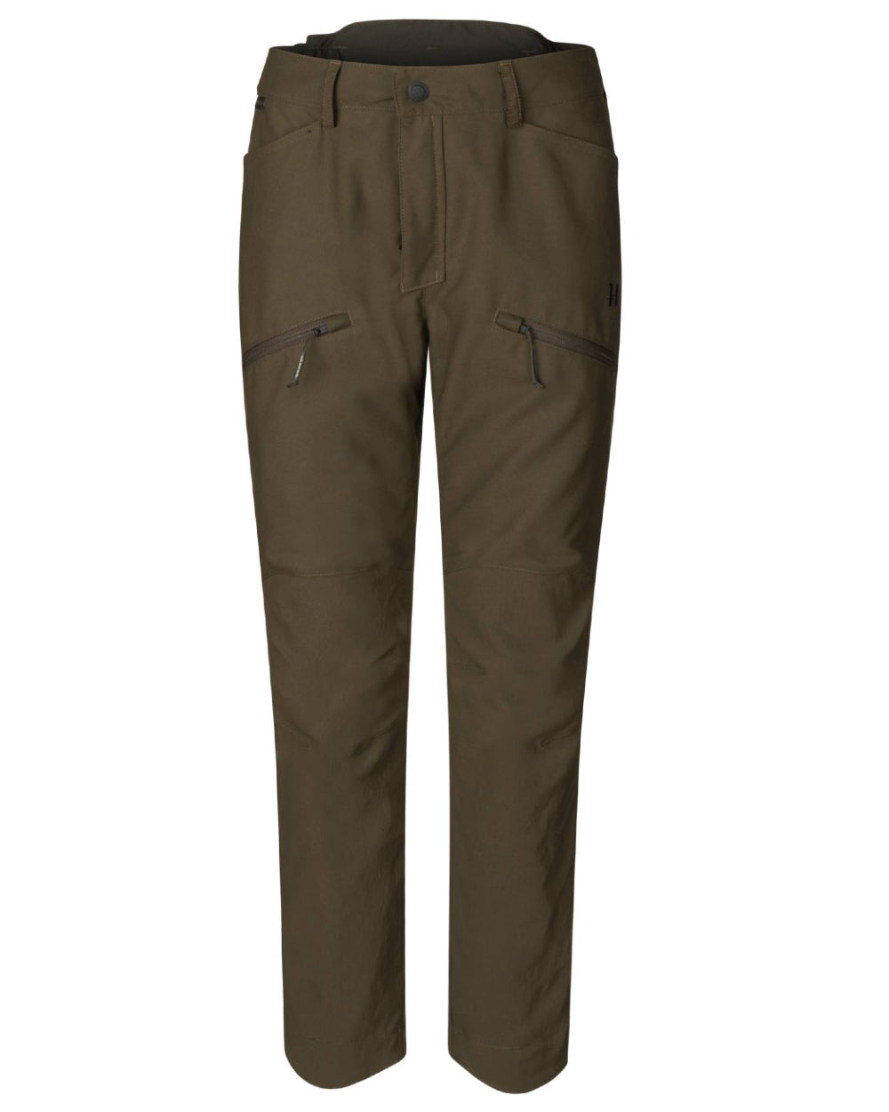 Willow Green Coloured Harkila Womens Pro Hunter GTX Trousers on white background 