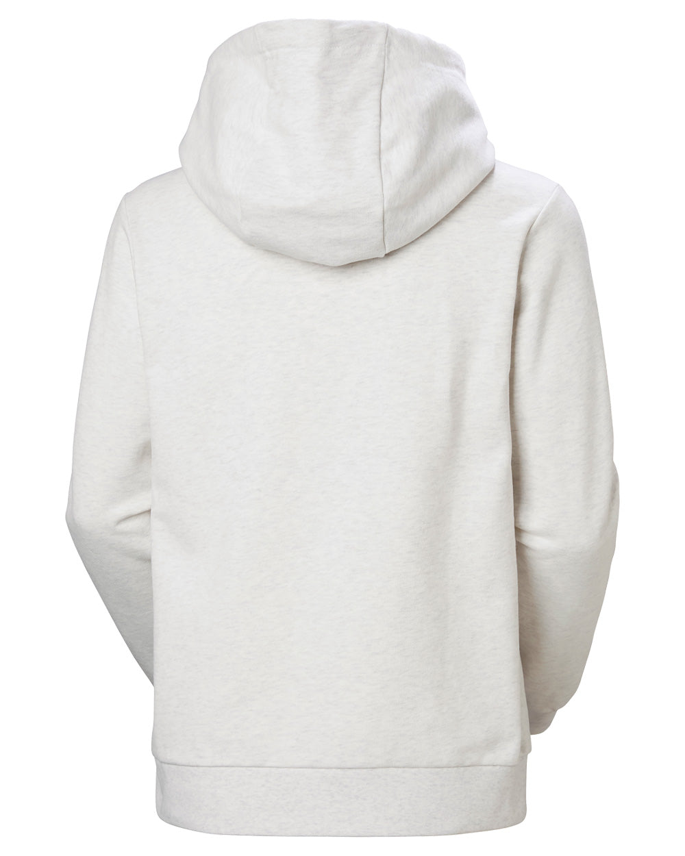 Nimbus Cloud Melange coloured Helly Hansen Womens Logo Hoodie 2.0 on White background 