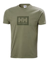 Lav Green coloured Helly Hansen Box T-Shirt on White background #colour_lav-green
