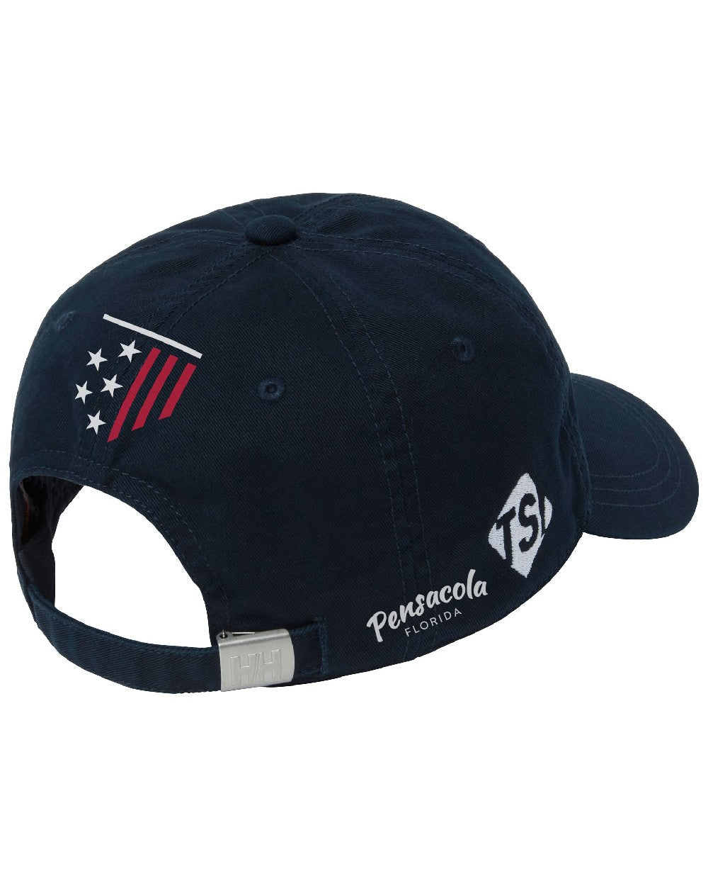 AM Navy coloured Helly Hansen American Magic Cotton Cap on white background 