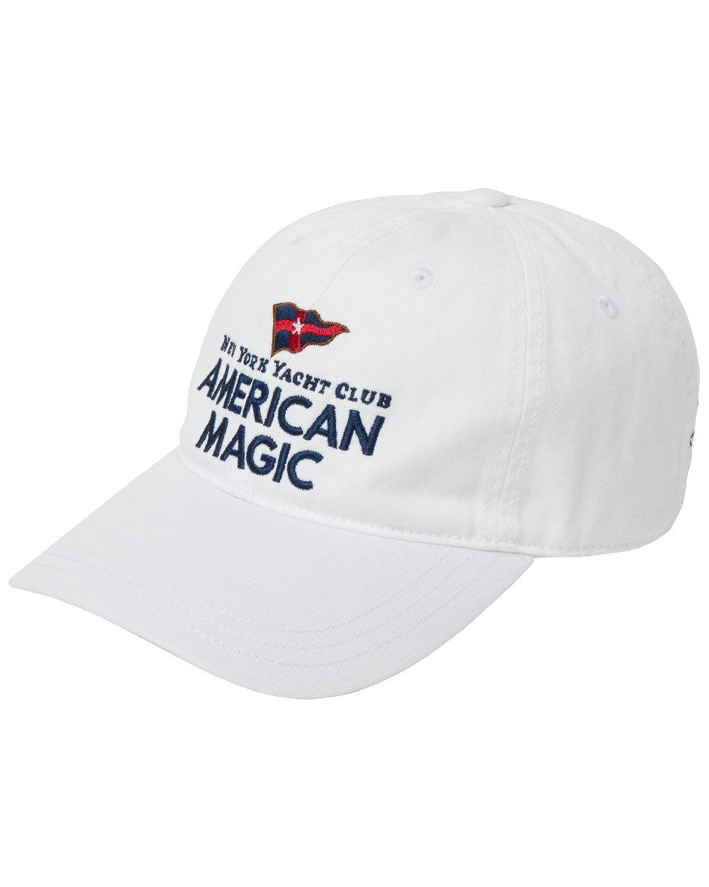 American Magic White coloured Helly Hansen American Magic Cotton Cap on white background 