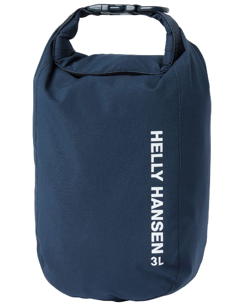 Navy Helly Hansen American Magic Dry Bag 3L on white background 