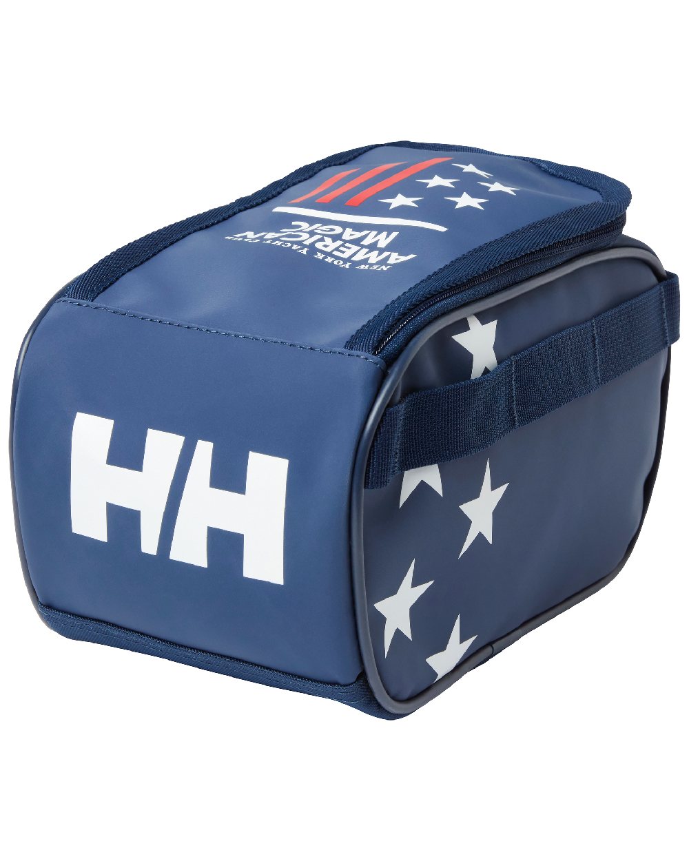 Ocean coloured Helly Hansen American Magic Wash Bag 2.0 on white background 