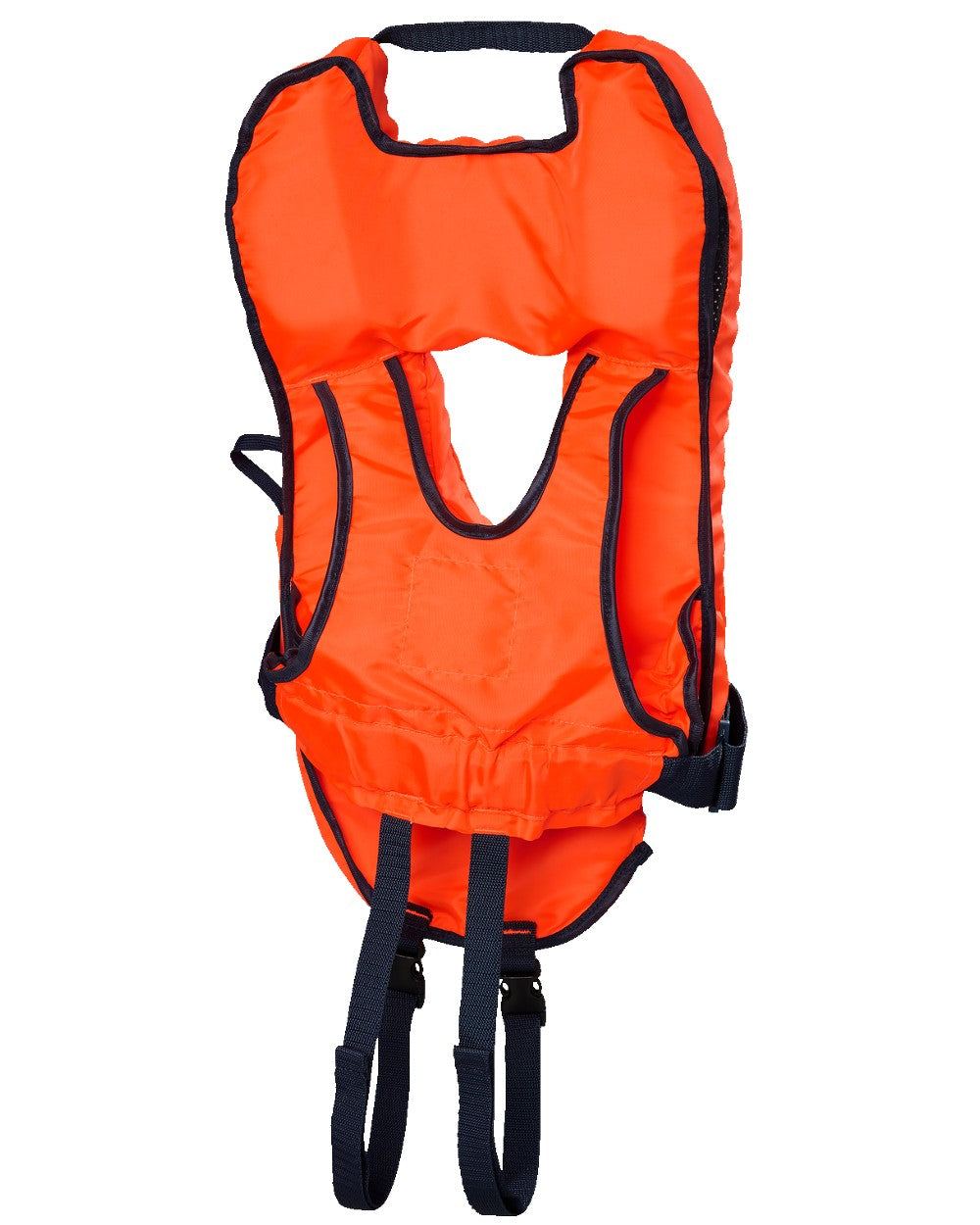 Fluor Orange coloured Helly Hansen Baby Safe Plus Life Jacket on white background 