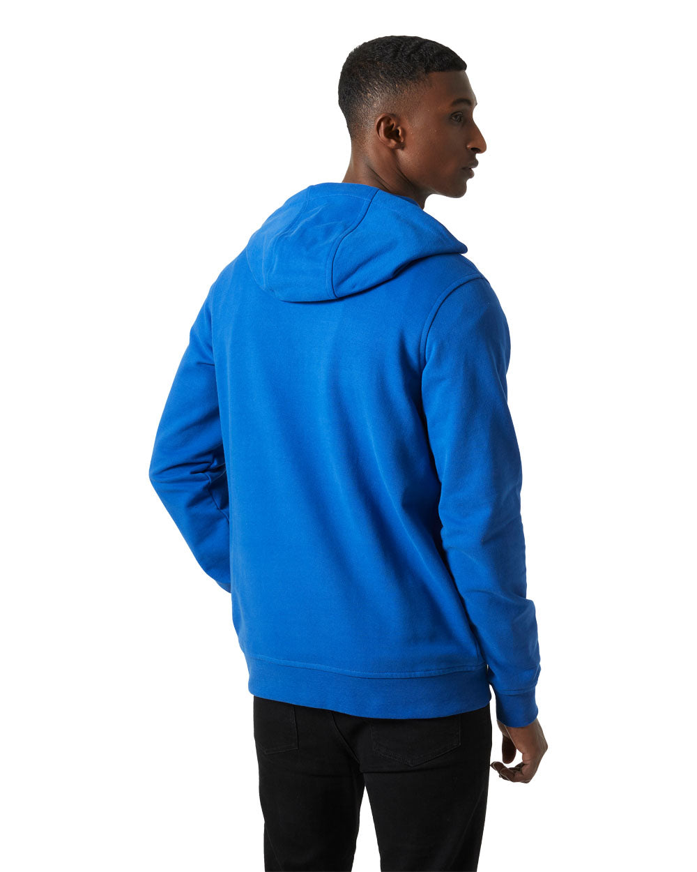 Cobalt 2.0 coloured Helly Hansen Box Hoodie on White background 