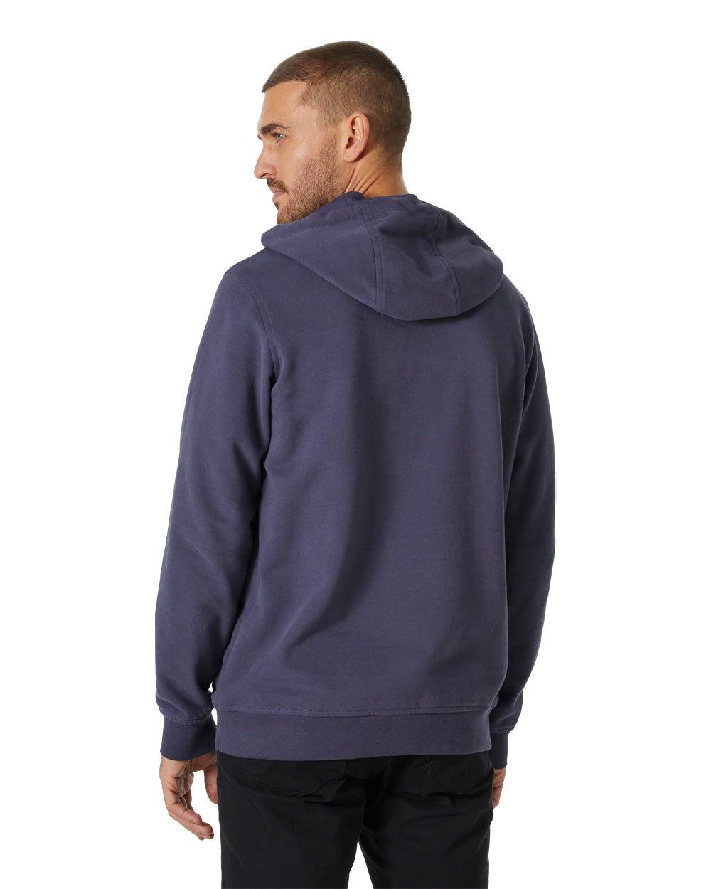 Dusty Purple coloured Helly Hansen Box Hoodie on White background 