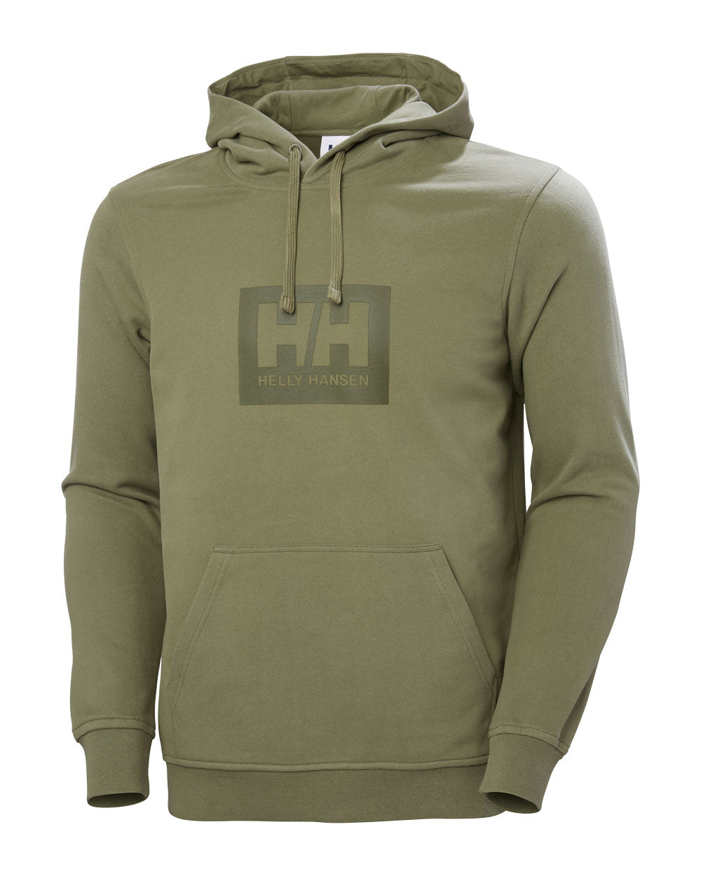 Lav Green coloured Helly Hansen Box Hoodie on White background 