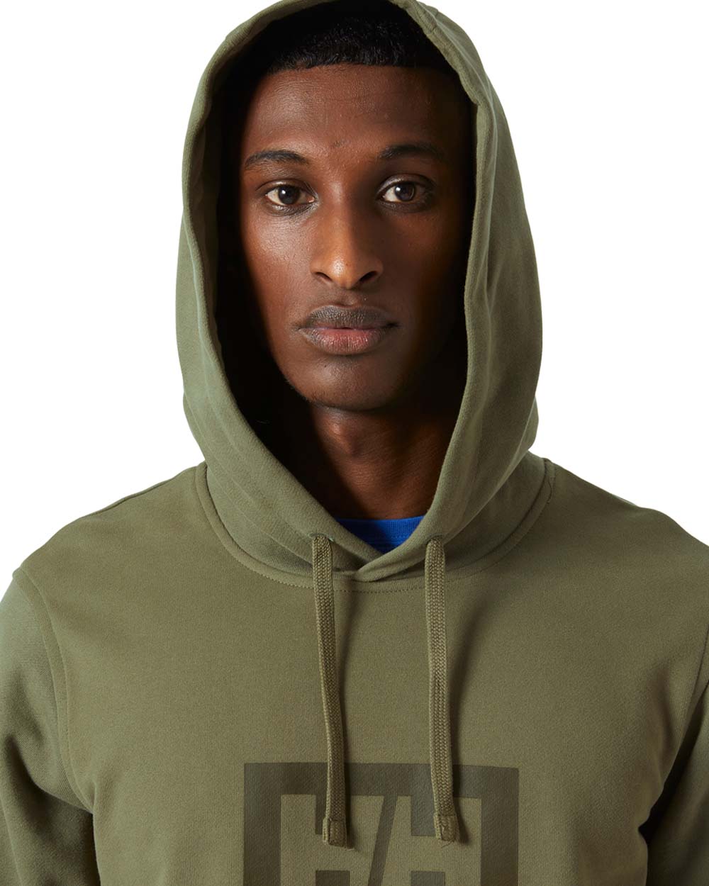 Lav Green coloured Helly Hansen Box Hoodie on White background 