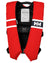 Alert Red coloured Helly Hansen Comfort Compact 50N Life Vest on white background #colour_alert-red