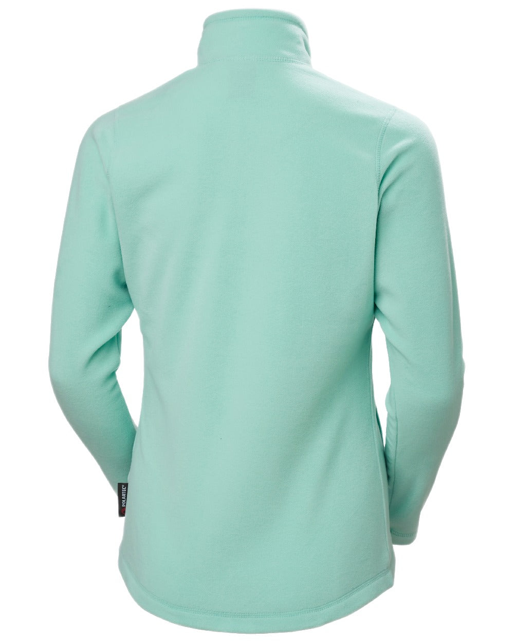 Lagoon Coloured Helly Hansen Daybreaker Ladies Fleece Jacket on White Background
