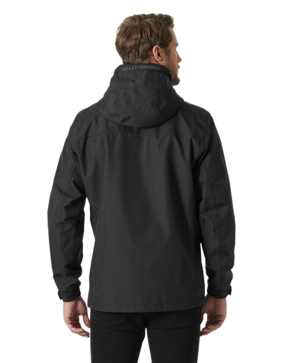 Black Coloured Helly Hansen Dubliner Jacket on White Background
