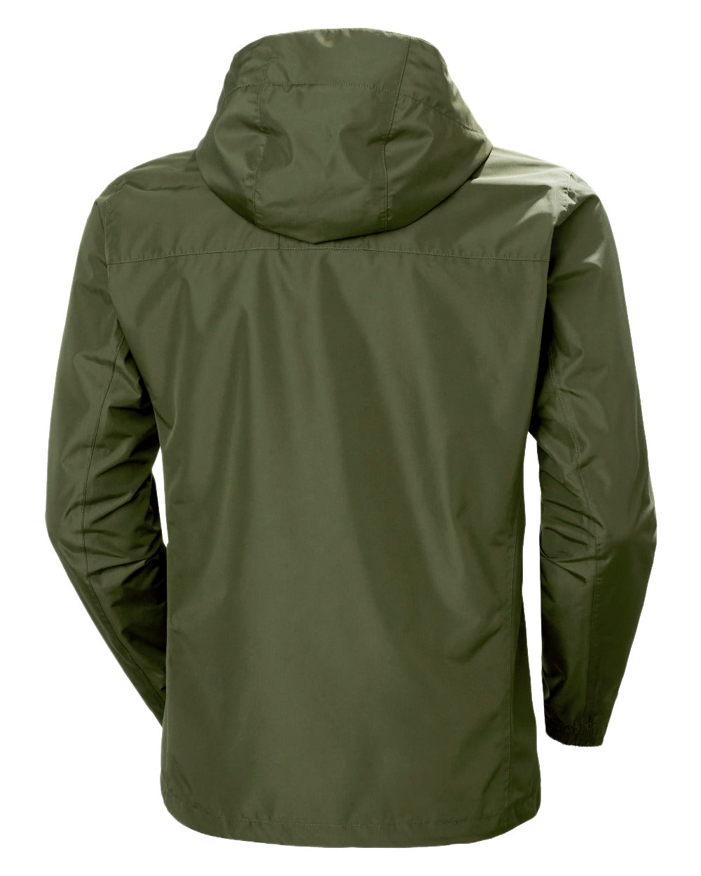 Utility Green Coloured Helly Hansen Dubliner Jacket on White Background
