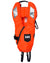 Fluor Orange coloured Helly Hansen Junior Safe Plus Life Jacket on white background #colour_fluor-orange