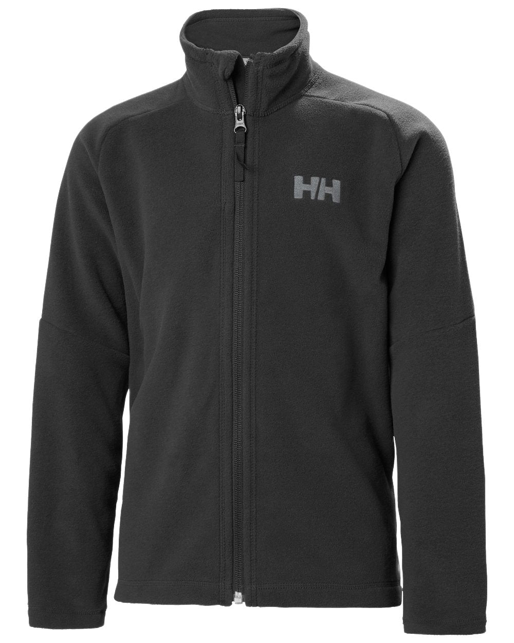 Black Coloured Helly Hansen Juniors Daybreaker 2.0 Jacket on White Background
