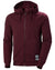 Hickory coloured Helly Hansen Mens Arctic Ocean Full Zip Hoodie on white background #colour_hickory