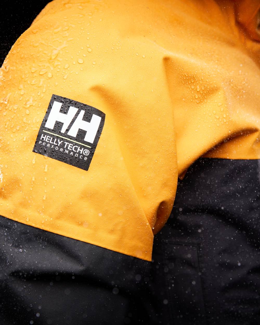 Cloudberry Coloured Helly Hansen Mens Arctic Ocean H2FLOW Parka On A Black Background 