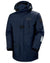 Navy Coloured Helly Hansen Mens Arctic Ocean H2FLOW Parka On A White Background #colour_navy