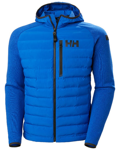 Cobalt 2.0 coloured Helly Hansen Mens Arctic Ocean Hybrid Insulator Jacket on white background 