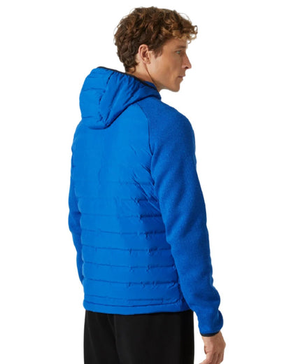 Cobalt 2.0 coloured Helly Hansen Mens Arctic Ocean Hybrid Insulator Jacket on white background 