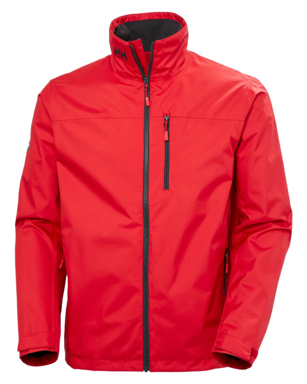 Red Coloured Helly Hansen Mens Crew Jacket 2.0 on White Background
