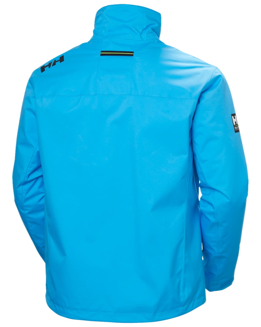 Cyan Coloured Helly Hansen Mens Crew Midlayer Jacket 2 on White Background
