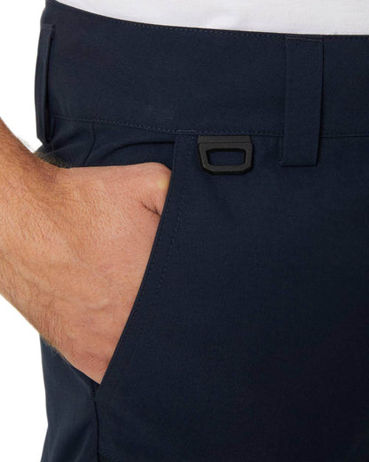 Navy Coloured Helly Hansen Mens Crewline Cargo Shorts 2.0 on White Background
