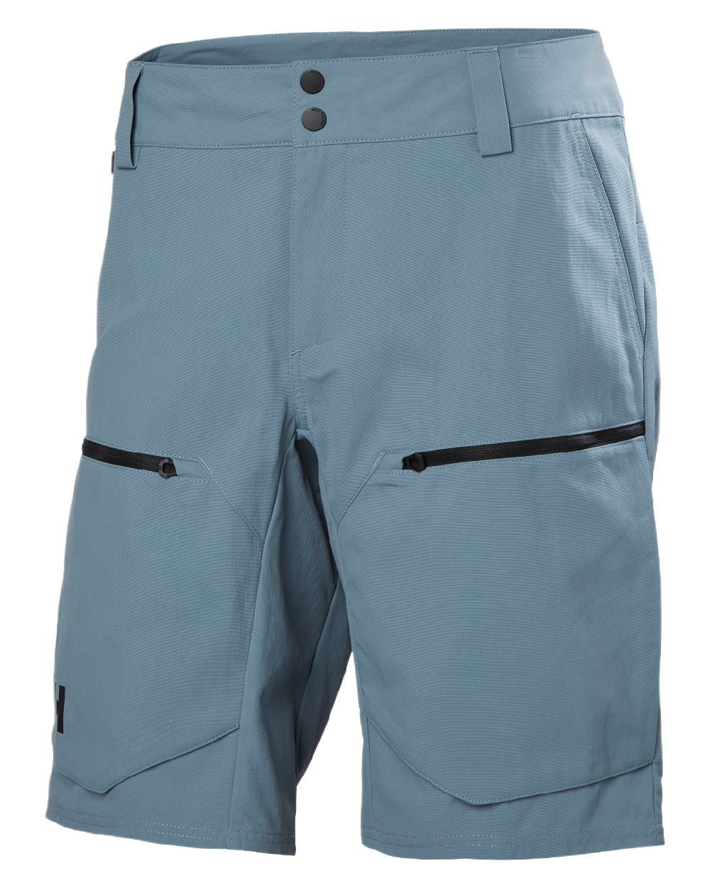 Washed Navy Coloured Helly Hansen Mens Crewline Cargo Shorts 2.0 on White Background
