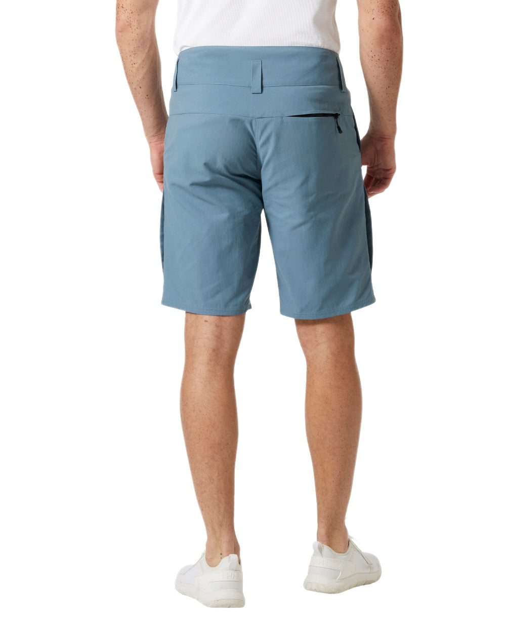 Washed Navy Coloured Helly Hansen Mens Crewline Cargo Shorts 2.0 on White Background
