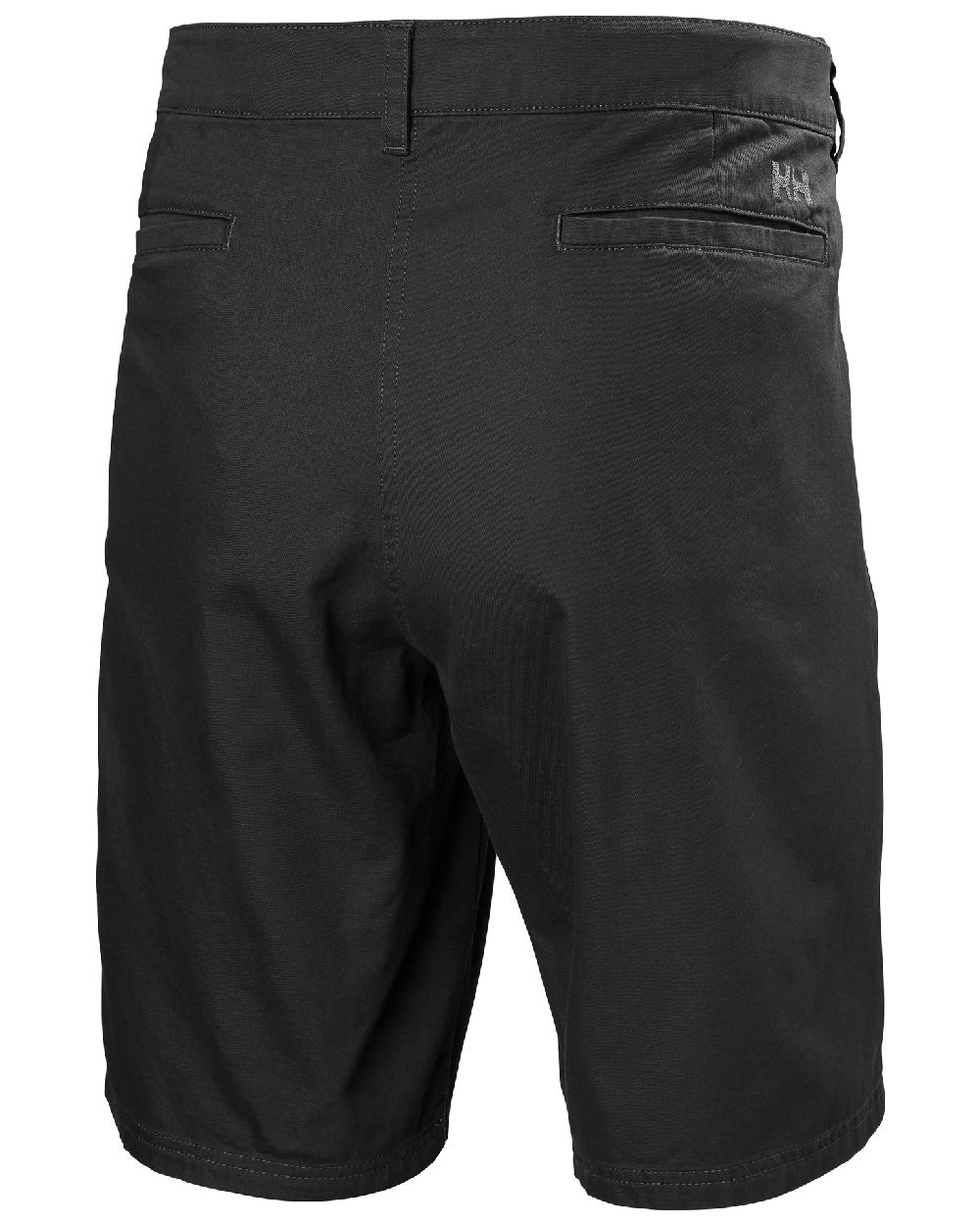 Ebony coloured Helly Hansen Mens Dock Shorts on white background 